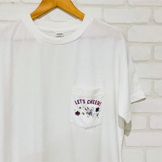 ピーナッツ(PEANUTS)のSNOOPY ポケットプリント Ｔシャツワンピース Ｌ(Tシャツ/カットソー(半袖/袖なし))