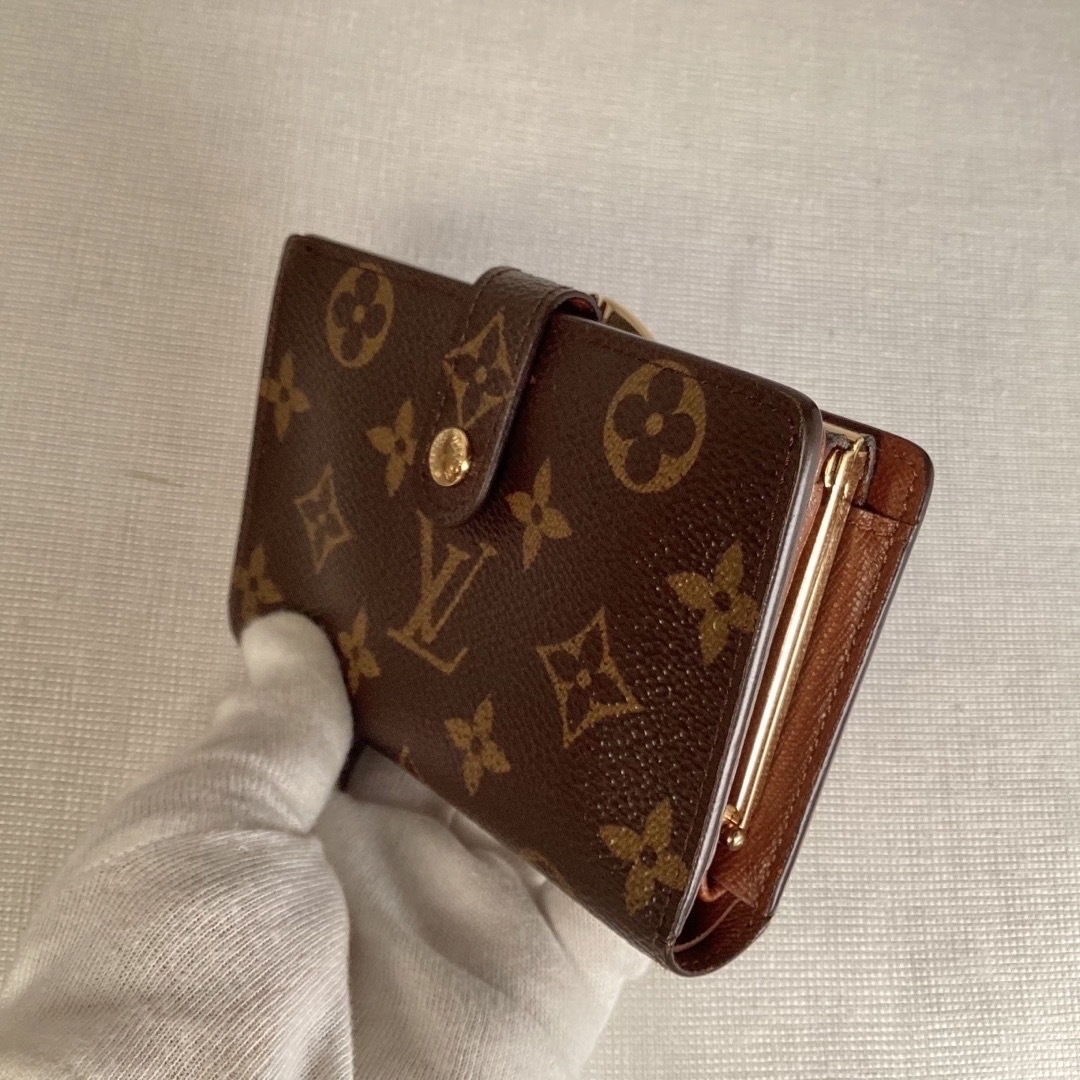 LOUIS VUITTON(ルイヴィトン)の極美品　ポルトモネビエ・ヴィエノワ　ガマ口財布　箱付き　モノグラム　二つ折り財布 レディースのファッション小物(財布)の商品写真