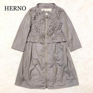 HERNO - 【未使用級】HERNO 花びら ナイロンジャケット スプリング