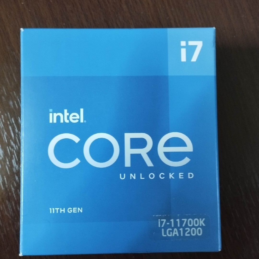 PCパーツintel  core i7 11700k