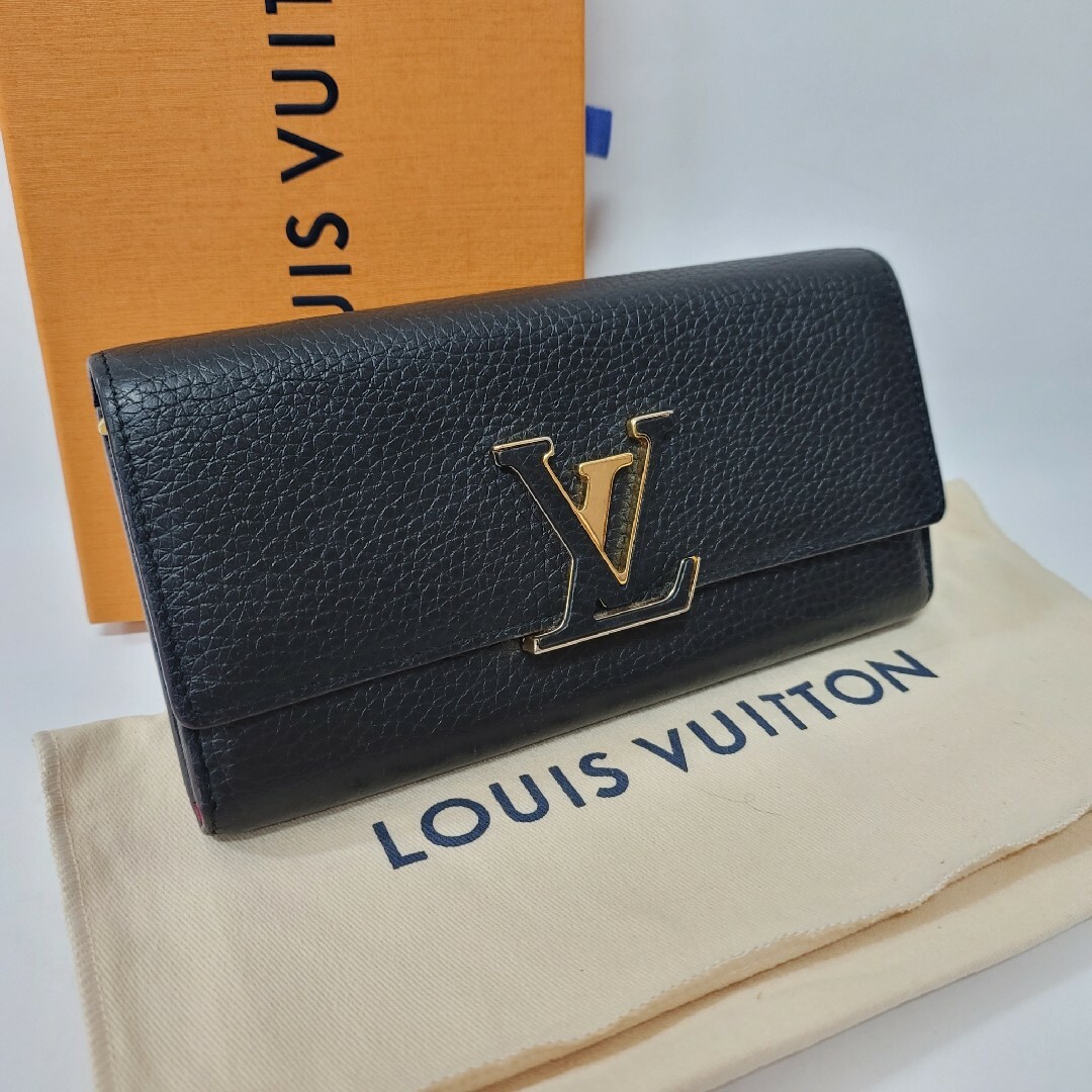 LOUIS VUITTON(ルイヴィトン)の【美品！付属品完備！】ヴィトン トリヨン ポルトフォイユ・カプシーヌ レディースのファッション小物(財布)の商品写真