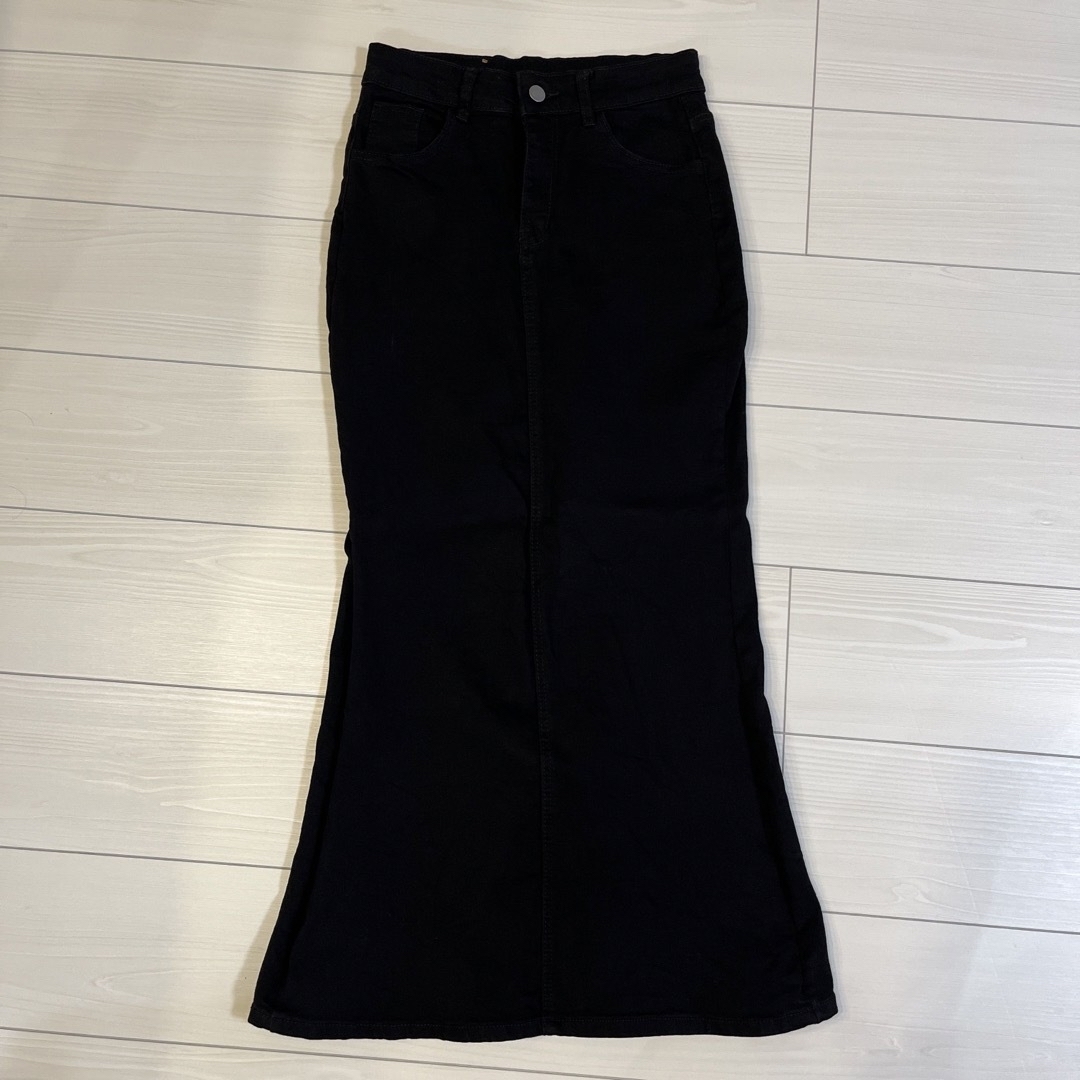 韓国　デニムタイトスカート　マーメイド レディースのスカート(ロングスカート)の商品写真