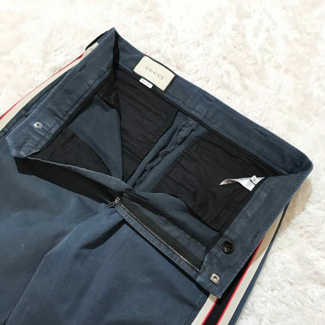 数々の賞を受賞 【希少色】GUCCI ストレッチパンツ ストライプ