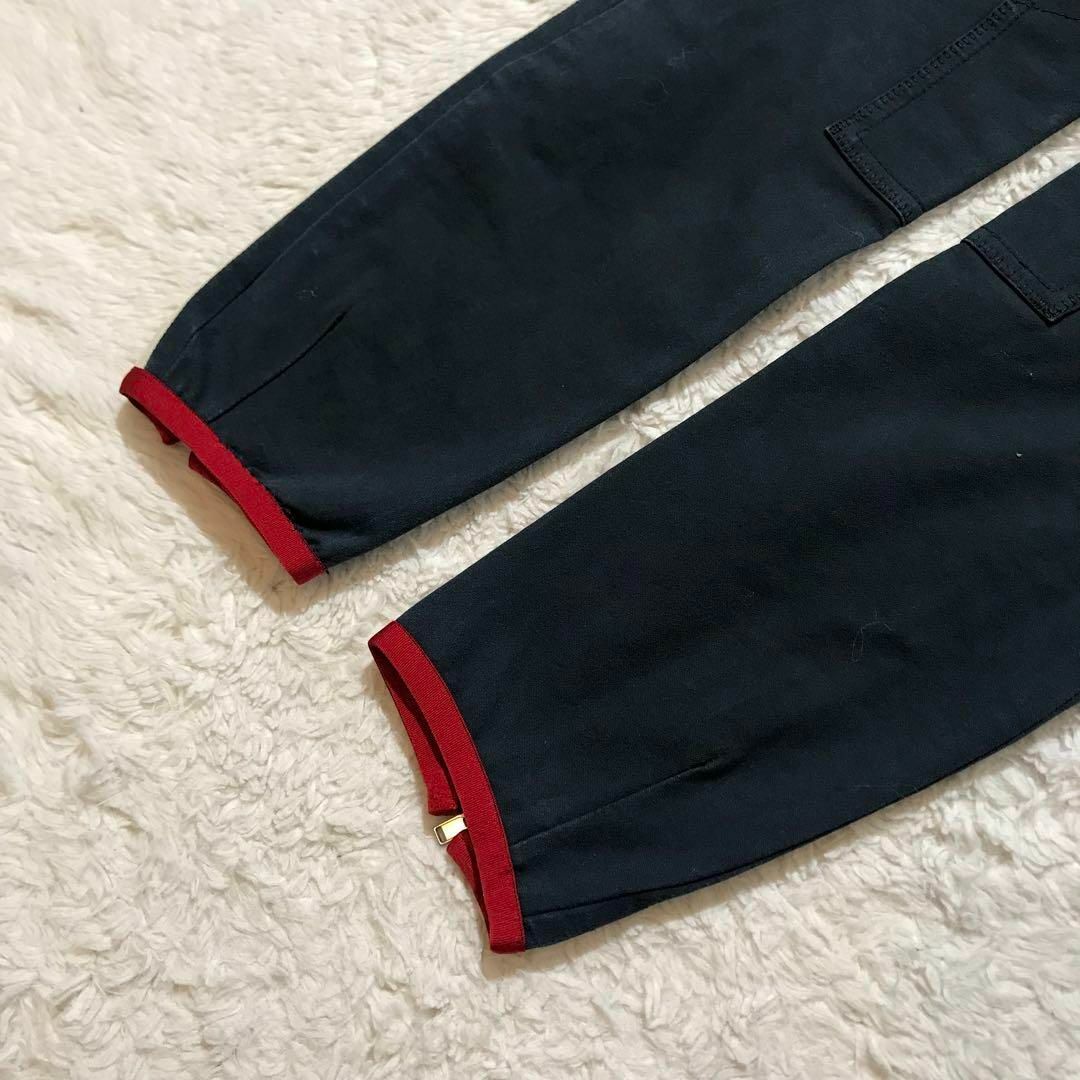 【希少色】GUCCI ストライプ ギャバジン ストレッチパンツ サイドライン M