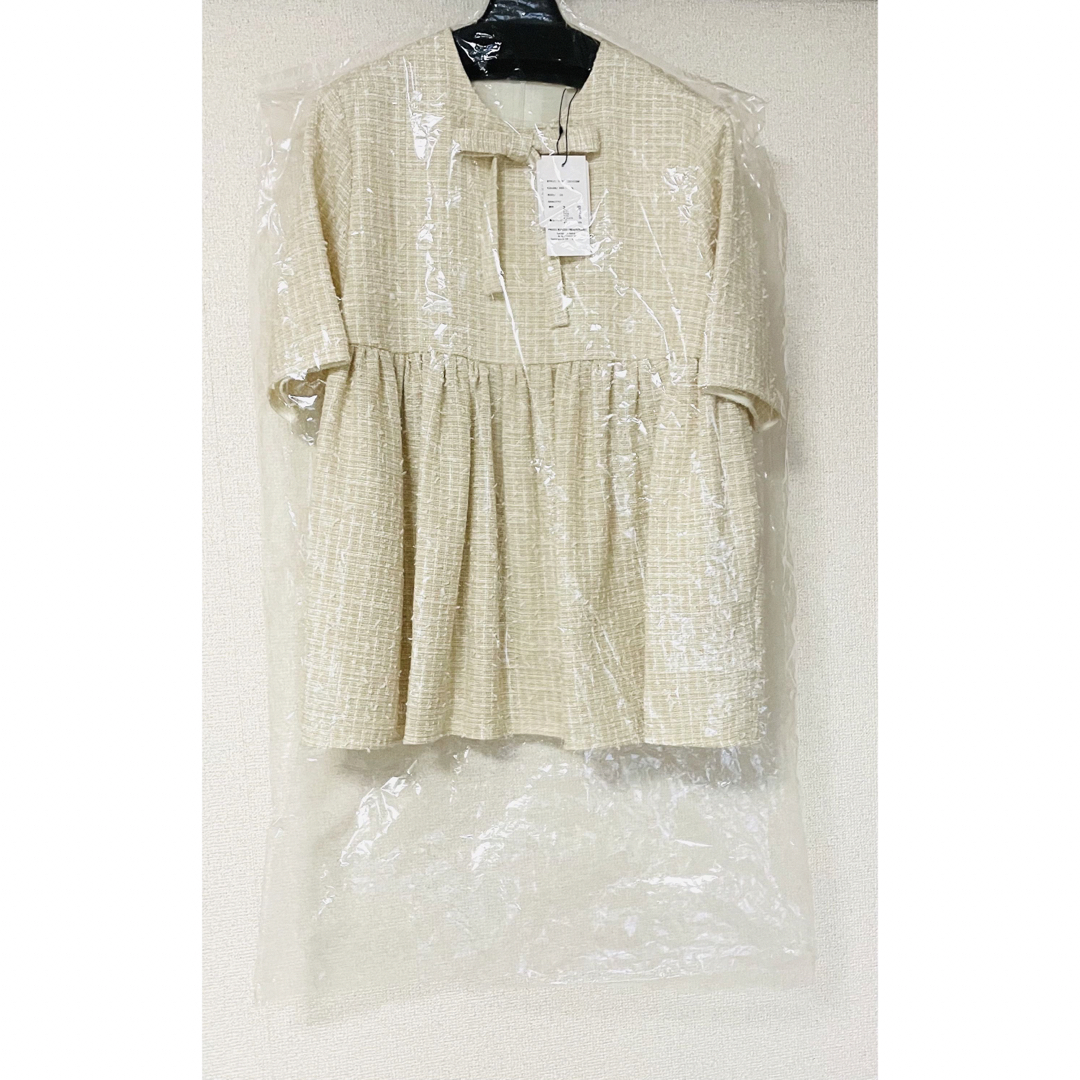 新品・未使用】yori ミックスツイードブラウス | jvdimmer.com