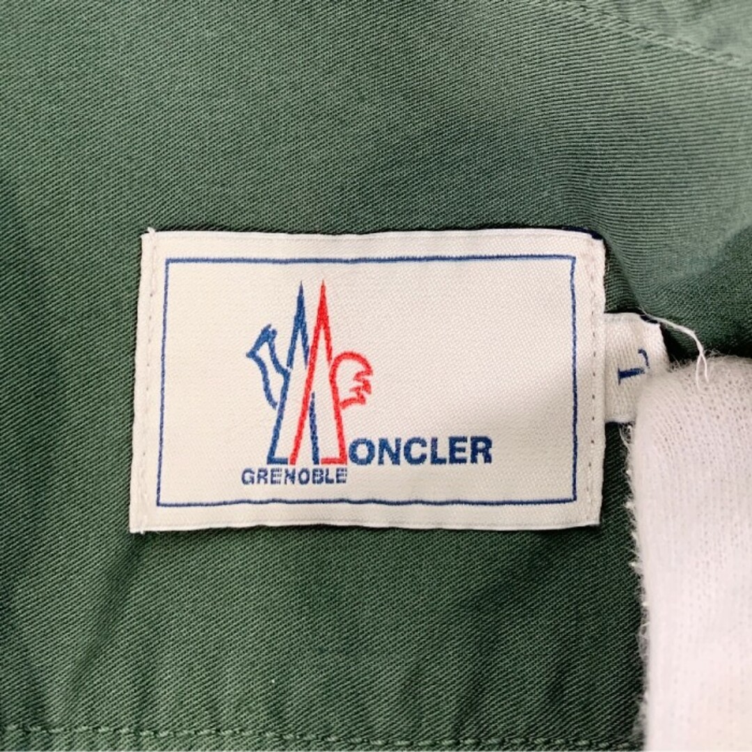 MONCLER(モンクレール)のモンクレール ボタンダウンシャツ プルオーバー オリーブ 並行品 Size L メンズのトップス(シャツ)の商品写真