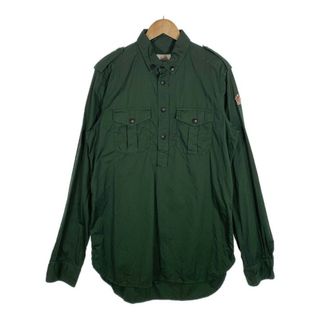 モンクレール(MONCLER)のモンクレール ボタンダウンシャツ プルオーバー オリーブ 並行品 Size L(シャツ)