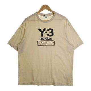 ワイスリー(Y-3)のY-3 ワイスリー プリント Tシャツ ベージュ Size L(Tシャツ/カットソー(半袖/袖なし))