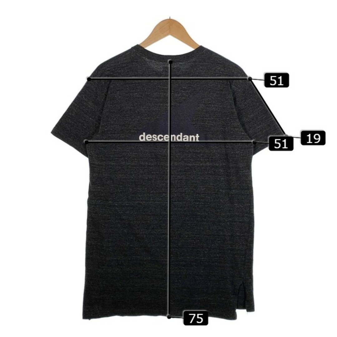 ディセンダント クルーネック プリント Tシャツ  Size 3 8