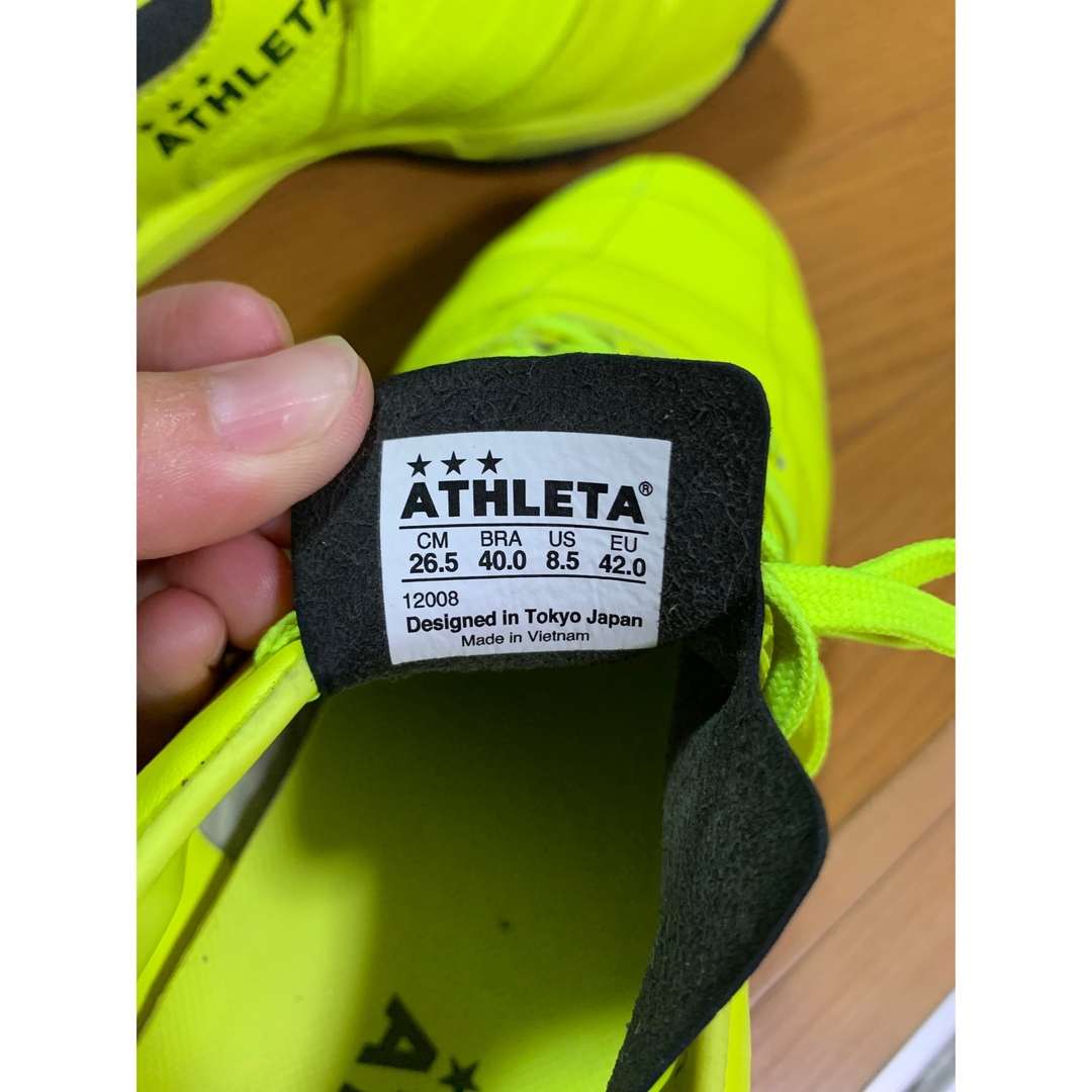 ATHLETA(アスレタ)のATHLETA O-Rei サッカートレーニングシューズ 26.5cm スポーツ/アウトドアのサッカー/フットサル(シューズ)の商品写真