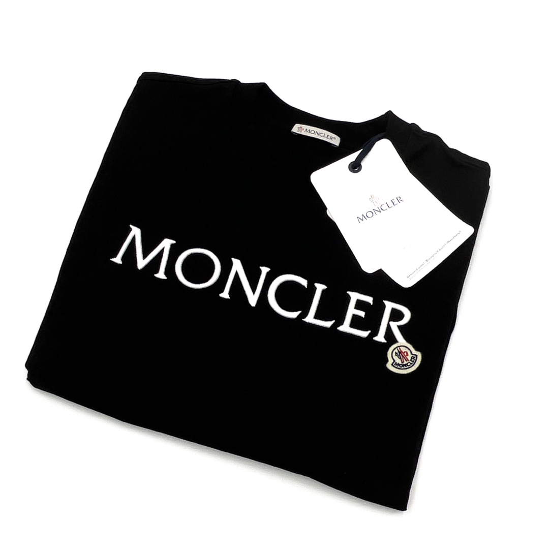 MONCLER - MONCLER モンクレール ロゴ コットン Tシャツ Mサイズの通販