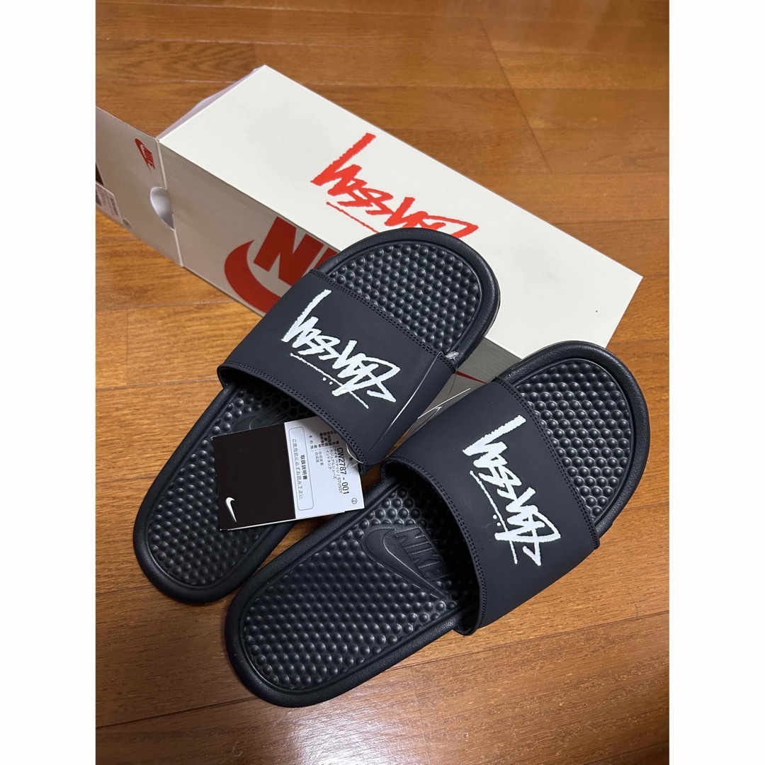 STUSSY(ステューシー)のStussy × Nike  Benassi Slide Off Noir 27 メンズの靴/シューズ(サンダル)の商品写真