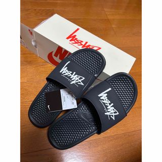 ステューシー(STUSSY)のStussy × Nike  Benassi Slide Off Noir 27(サンダル)