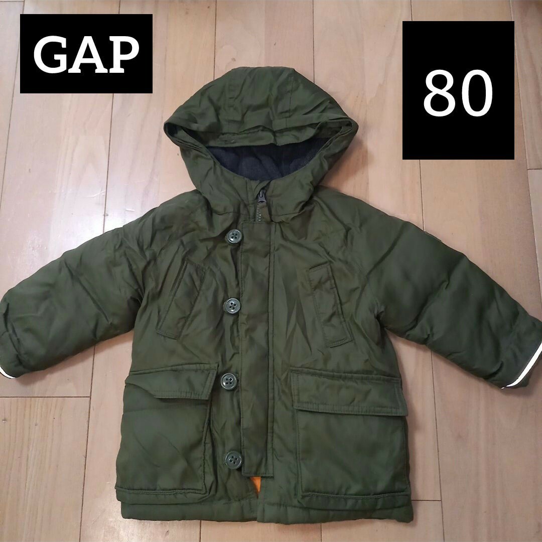 babyGAP(ベビーギャップ)のGAP　あったかダウンコート　80cm キッズ/ベビー/マタニティのベビー服(~85cm)(ジャケット/コート)の商品写真