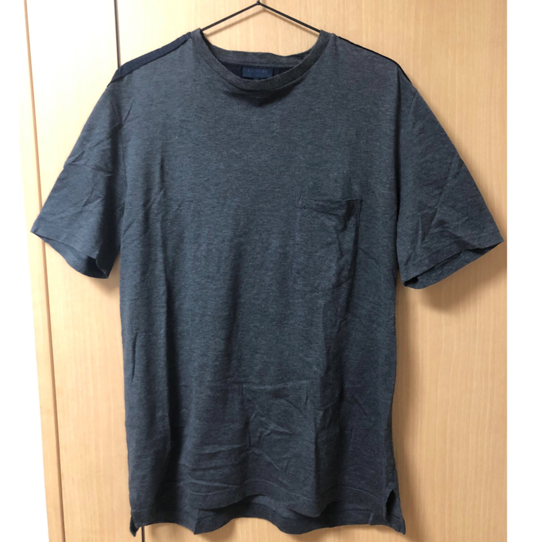 LANVIN(ランバン)のLANVIN ランバン 素材切り替え 半袖Tシャツ メンズのトップス(Tシャツ/カットソー(半袖/袖なし))の商品写真