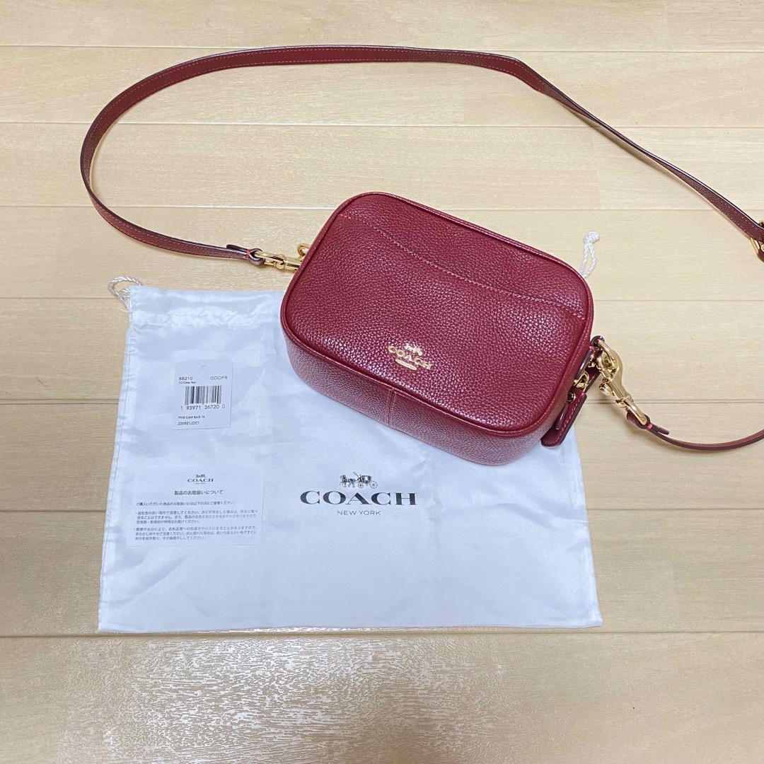 coach ボルドー　ショルダーバッグ