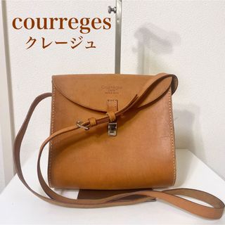 Courreges ✨希少良品✨ ハンドバッグ エナメル ロゴ金具 ヴィンテージ