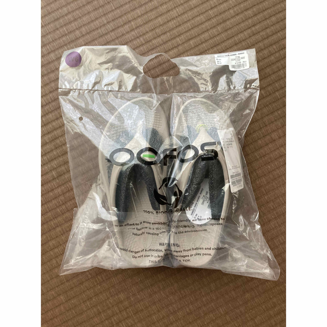 OOFOS - 厚底☆OOFOS OOmega 希少23cm 新色ノマド 新品未使用!の通販