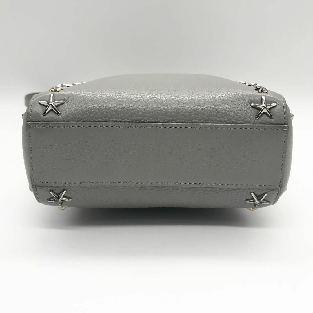 【美品☆現行モデル】 ジミーチュウ ペガシ ショルダーバッグ 2way グレー