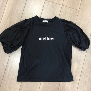 ウィゴー(WEGO)のウィゴー　半袖　パフスリーブ　トップス　Tシャツ　ブラック(Tシャツ(半袖/袖なし))