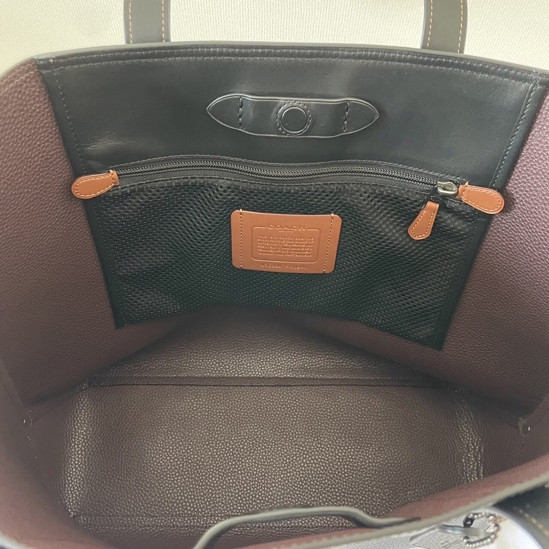 【美品】COACH ゴッサム トートバッグ ビジネスバッグ 大容量 黒 8