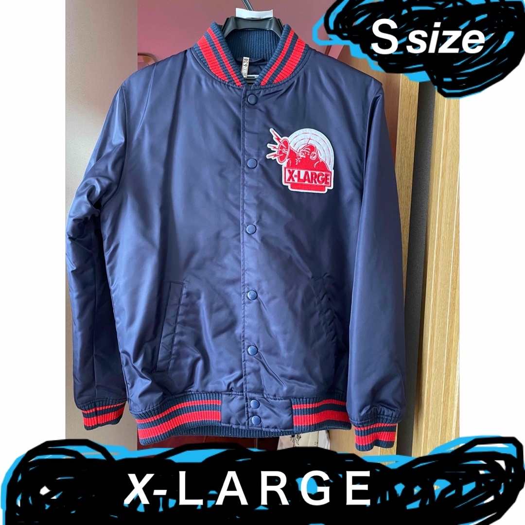 美品⭐️X-LARGE スタジャン Ｓサイズ | フリマアプリ ラクマ