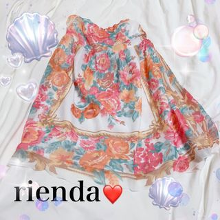 リエンダ(rienda)の華やか❤️ベアトップ(キャミソール)