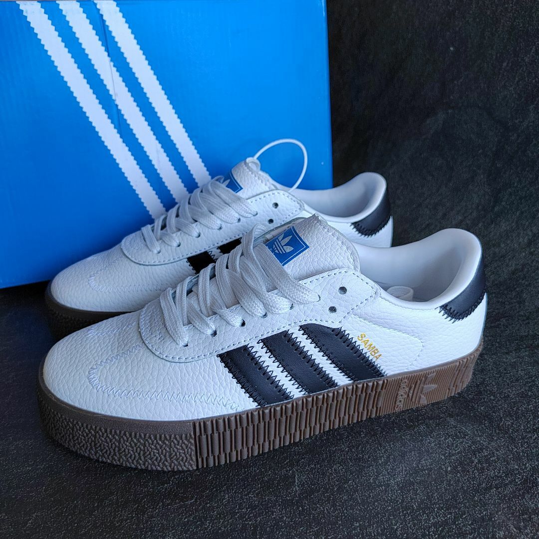 adidas 新品 アディダス SAMBA ROSE W 厚底 ダッド シューズの通販 by g島田's shop｜アディダスならラクマ