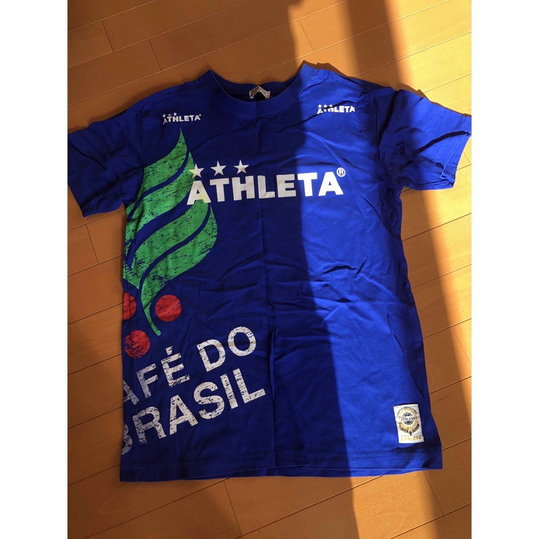 ATHLETA(アスレタ)のアスレタ☆フットサル、Tシャツ、サッカー、ブラジル、ATHLETA、部活、カフェ スポーツ/アウトドアのサッカー/フットサル(ウェア)の商品写真