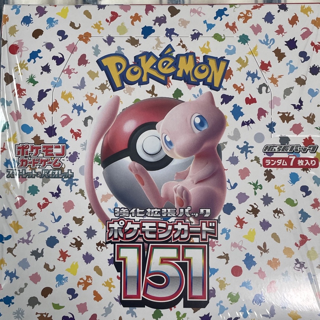 ポケモンカード　151 1box シュリンクあり　ポケセン