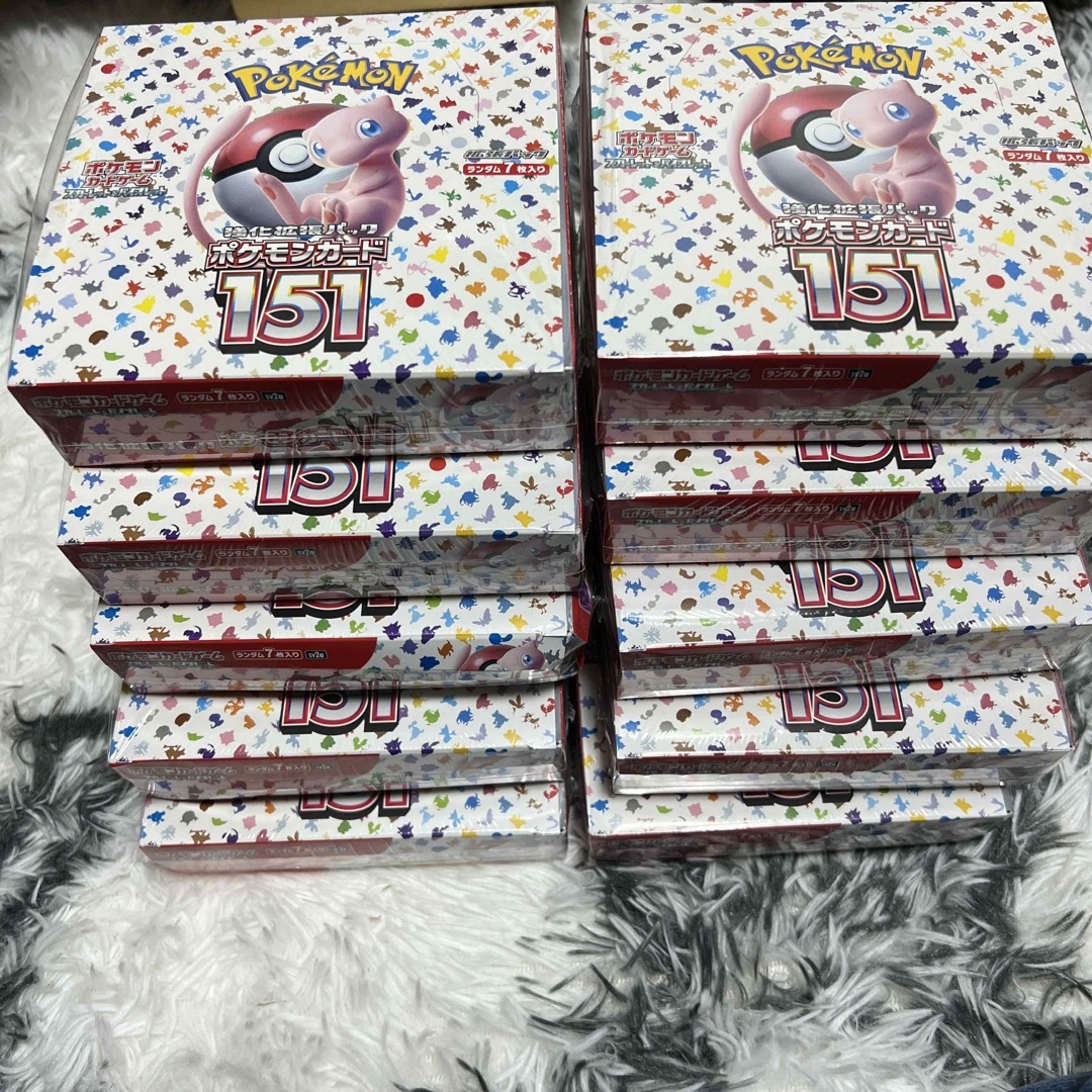 30パックパッケージポケモンカード151 未開封　10BOX シュリンク付き