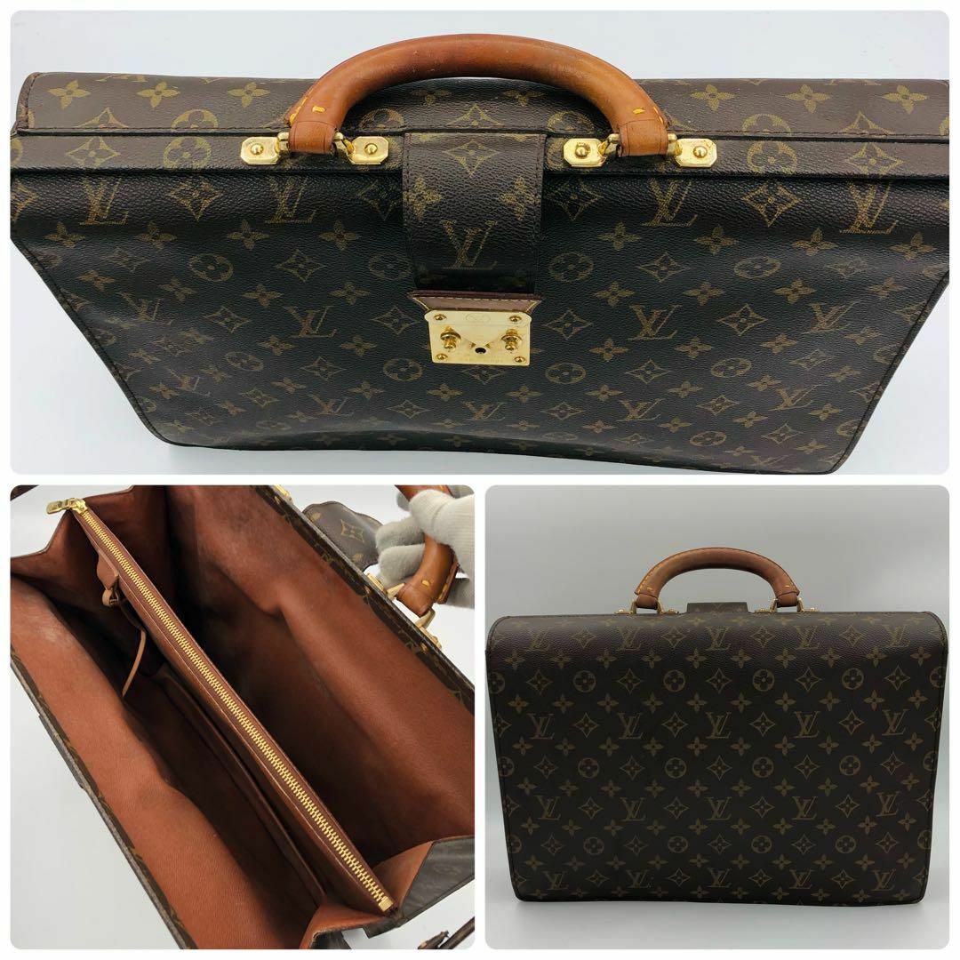 ルイヴィトン セルヴィエット フェルモワール モノグラム ダレスバッグ