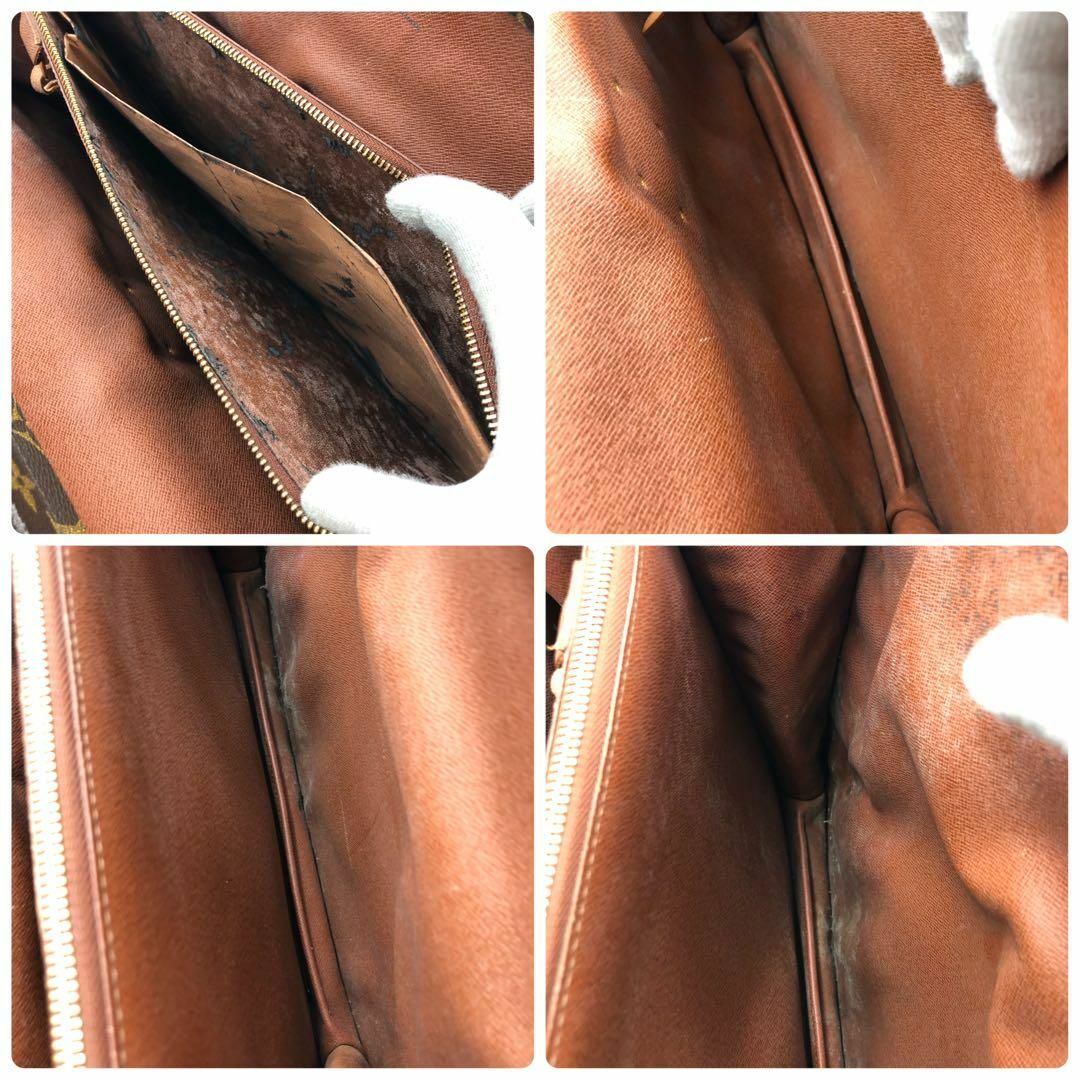 ルイヴィトン セルヴィエット フェルモワール モノグラム ダレスバッグ