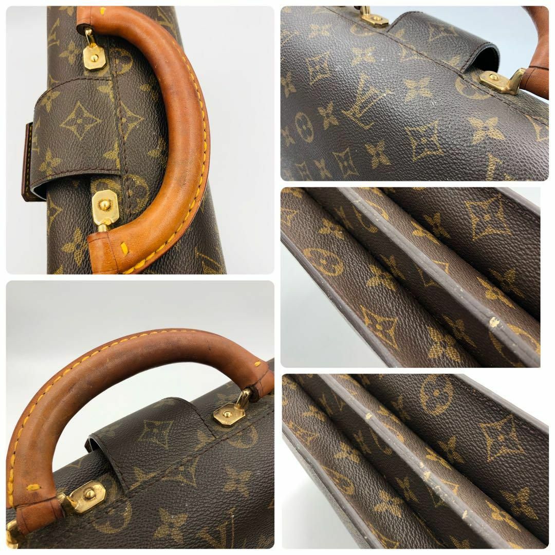 ルイヴィトン セルヴィエット フェルモワール モノグラム ダレスバッグ