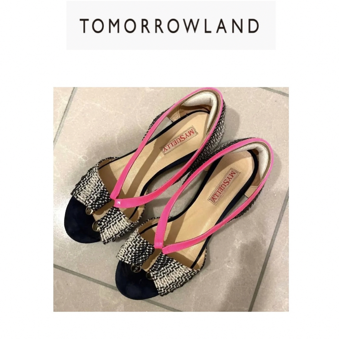 TOMORROWLAND(トゥモローランド)のTOMORROWLAND MYSUELLY マイスエリ　フラットサンダル レディースの靴/シューズ(サンダル)の商品写真