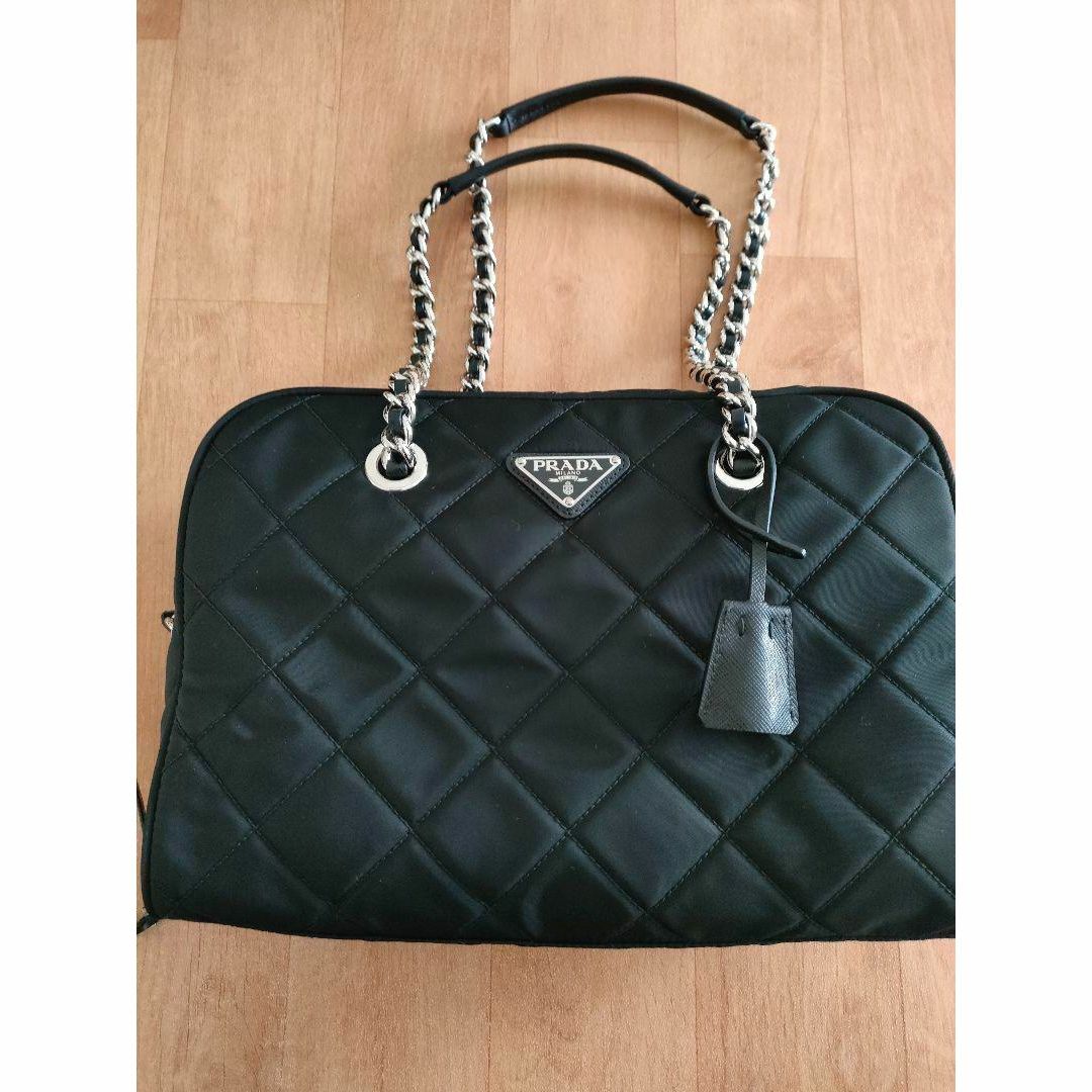 PRADA】テスートキルティングナイロンチェーンショルダー【新品未使用