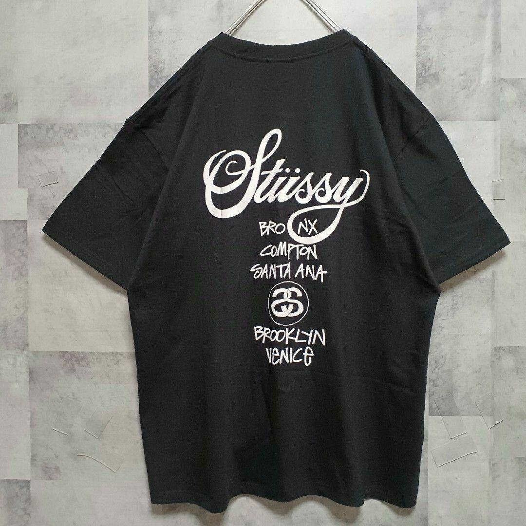 ✨新品✨ STUSSY World Tour Tee メンズTシャツ XL