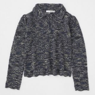 マウジー(moussy)の新品タグ付 OPEN WORK ニットポロ(ニット/セーター)