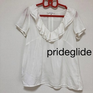 プライドグライド(prideglide)の新品prideglideブラウス　トップス　カットソー夏服半袖シャツ　M(シャツ/ブラウス(半袖/袖なし))