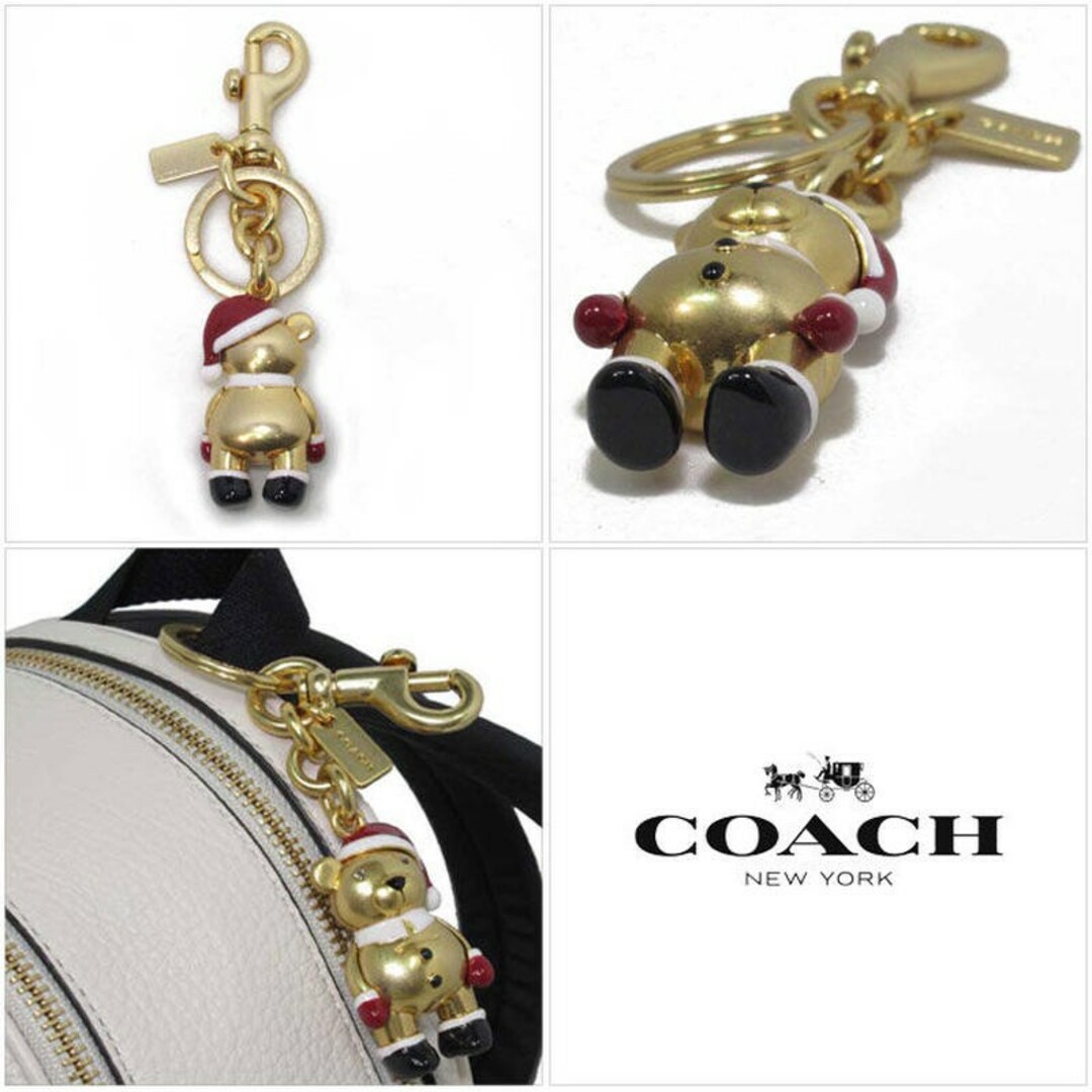 COACH(コーチ)のCOACH キーリング C7099 GLD レディース レディースのファッション小物(キーホルダー)の商品写真