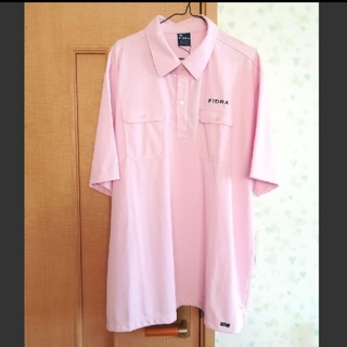 フィドラ(FIDRA)のFIDRAポロシャツ4L・ピンク(ウエア)
