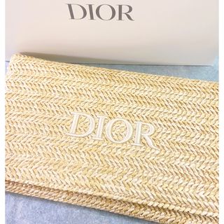 Dior ラタンベージュポーチ ノベルティ