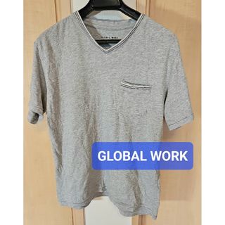 グローバルワーク(GLOBAL WORK)のGLOBAL WORK！VネックポケットTシャツです。(Tシャツ/カットソー(七分/長袖))