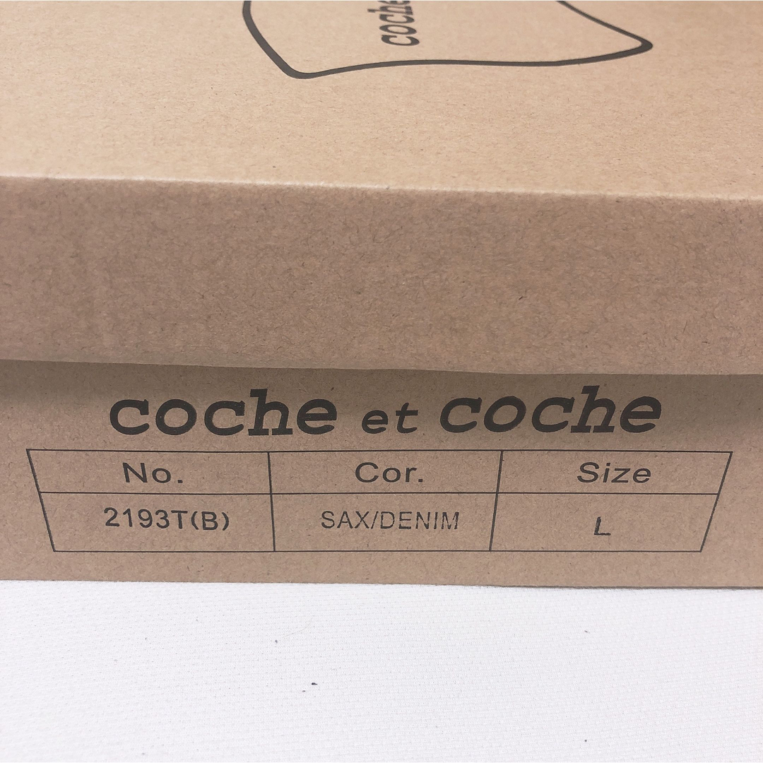 coche et coche(コシュエコシュ)のcoche et coche ❤︎ ビジュー デニム サンダル 新品未使用 Ｌ レディースの靴/シューズ(サンダル)の商品写真