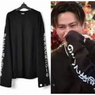 新品 ロングスリーブ　　黒　オレンジ　XL(Tシャツ/カットソー(七分/長袖))