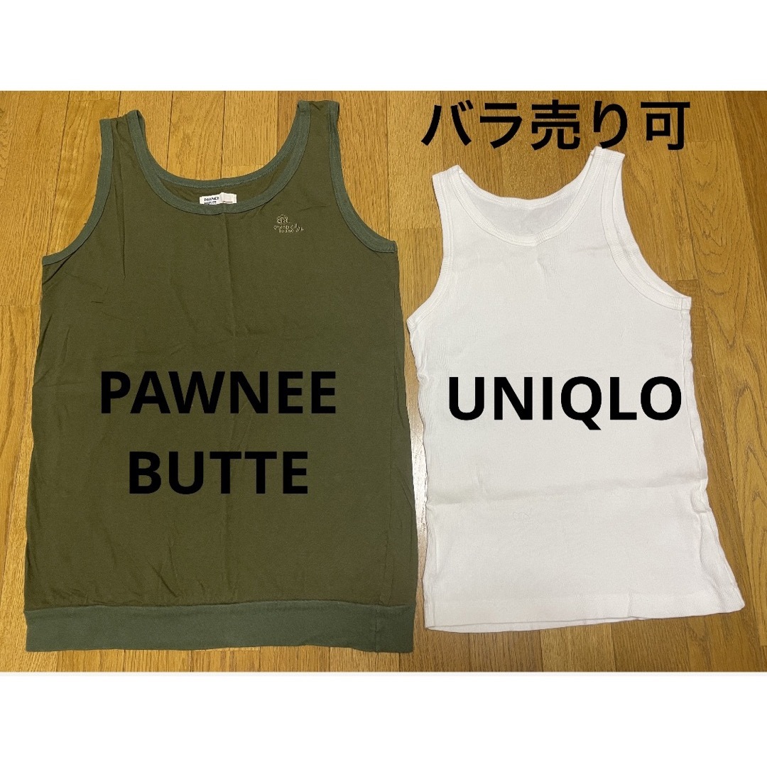 UNIQLO タンクトップ　カーキ