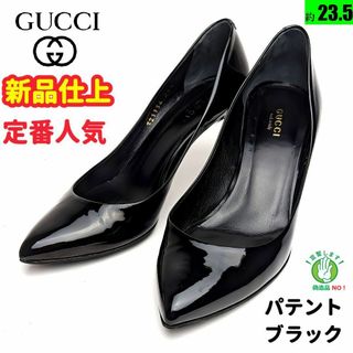 グッチ(Gucci)の新品そっくりさん⭐ グッチGUCCIパテントカーフパンプス36.5(ハイヒール/パンプス)