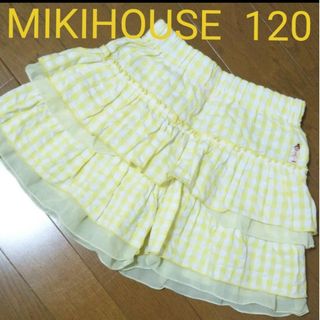 ミキハウス(mikihouse)のミキハウス ショートパンツ 120 ふすフリル(パンツ/スパッツ)