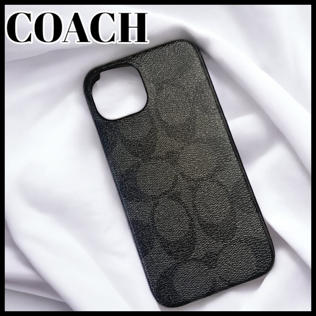 COACH】iPhone14スマホケース シグネチャー コーティングキャンバス