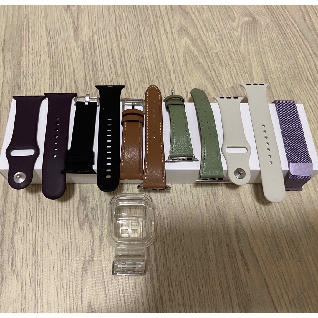 Apple Watch(アップルウォッチ)の Apple Watch Series 7 (GPS）バンド7本付き！ メンズの時計(腕時計(デジタル))の商品写真